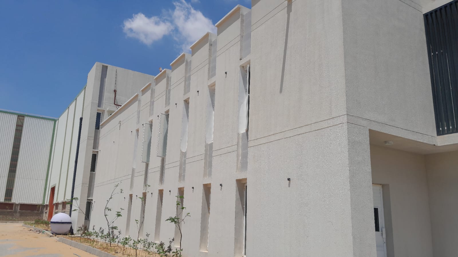 Completed administration building, Pakistan Cables Nooriabad