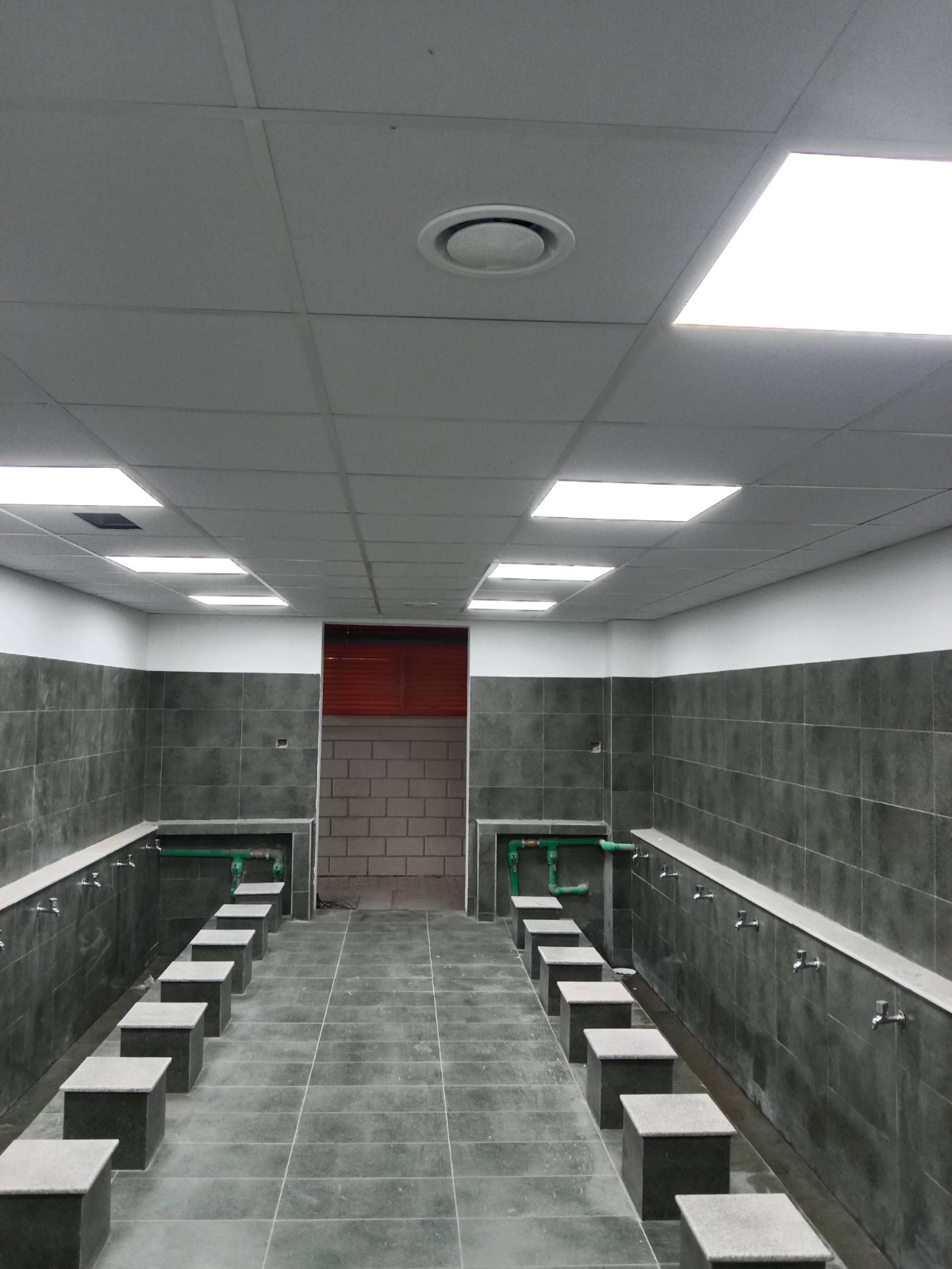 Completed ablution facility, Pakistan Cables cogeneration plant